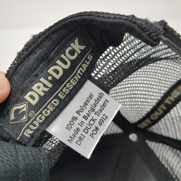 DFS Snapback Trucker Hat Multicolor One Size Adjustable Mesh Back Dri-Duck - Picture 9 of 9